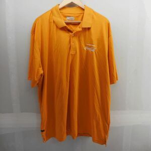 Orange Cream Coca-Cola OnTour Polo Shirt Mens Size 3XL Has A‎ Small Snag